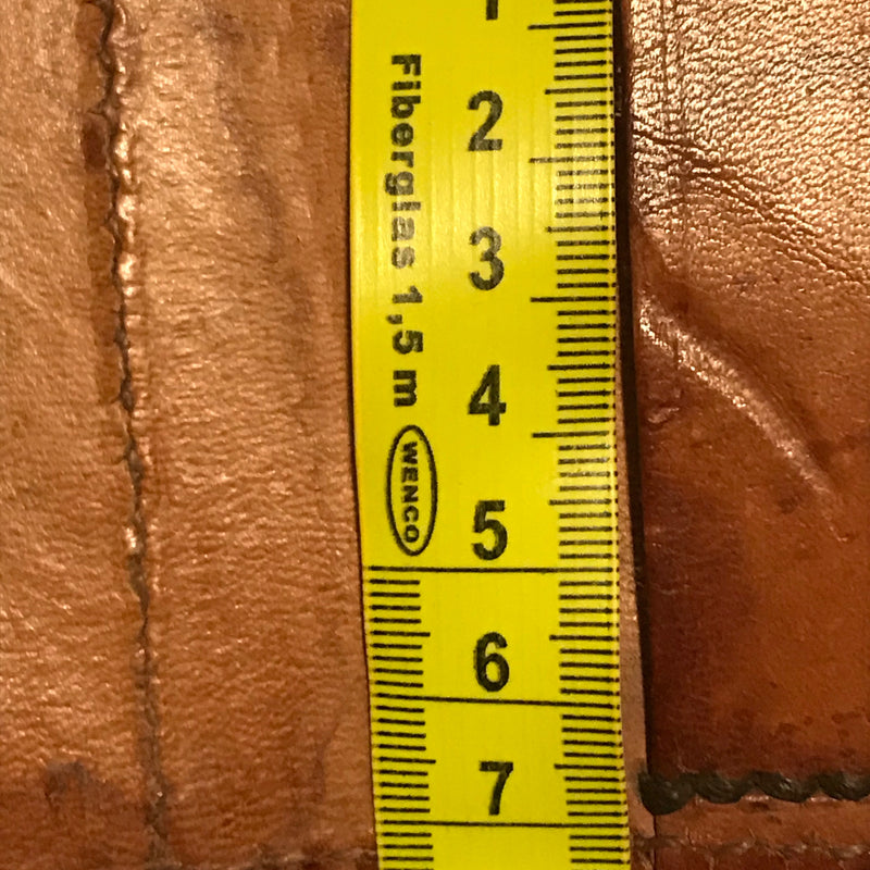 Braune Vintage Ledertasche Gürteltasche