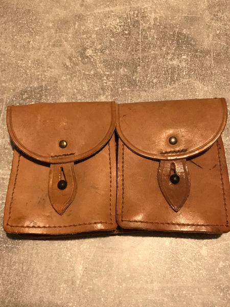 Vintage Ledertasche braune Gürteltasche