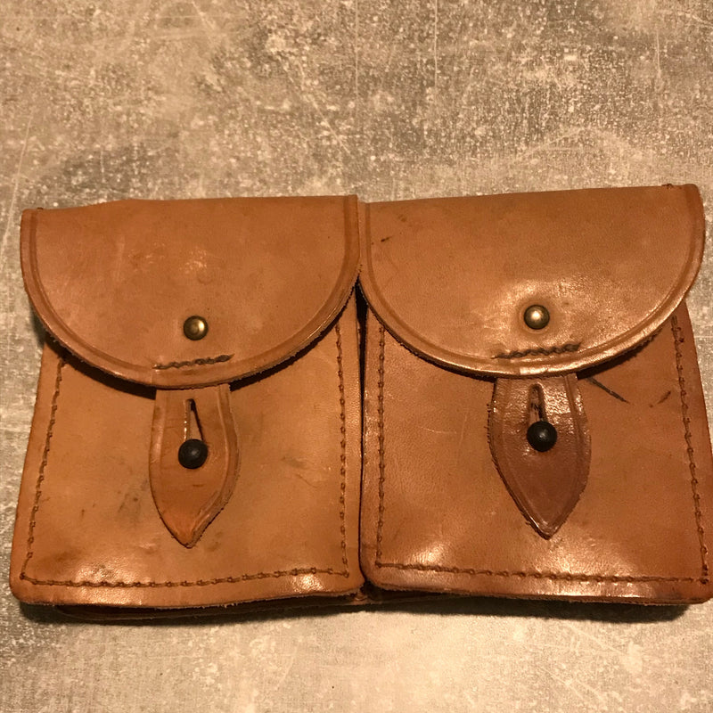 Vintage Ledertasche braune Gürteltasche