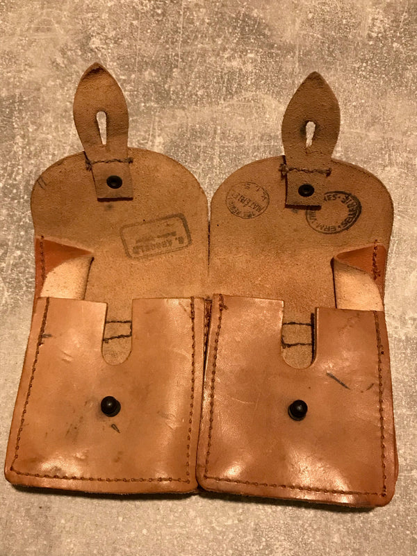 Vintage Ledertasche braune Gürteltasche