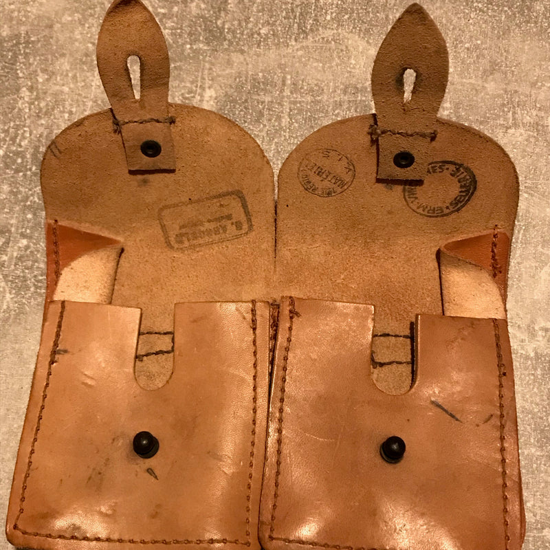 Vintage Ledertasche braune Gürteltasche