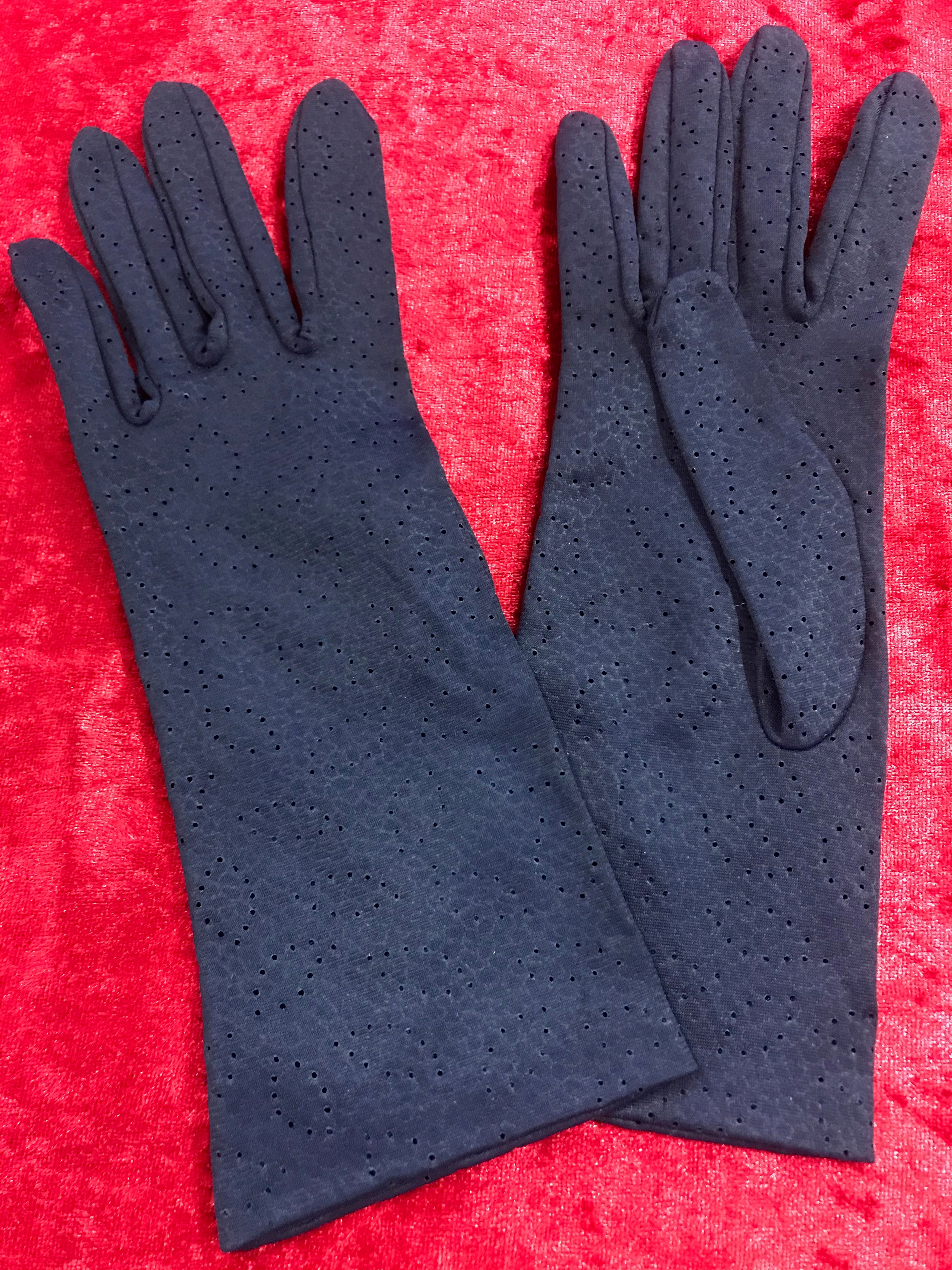 Vintage Handschuhe in blau