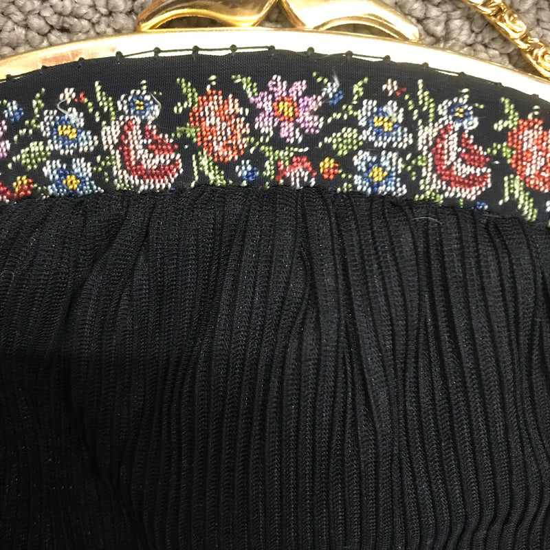 Antike Abendtasche Set 50er Jahre 2teilig