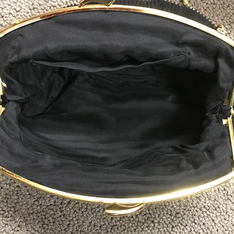 Antike Abendtasche Set 50er Jahre 2teilig