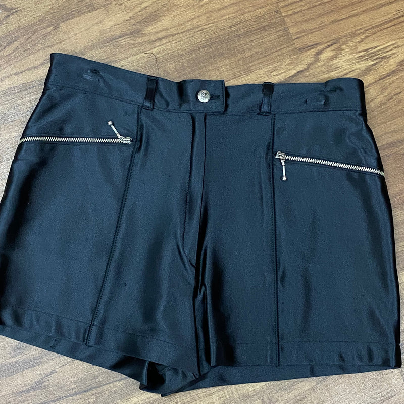 Vintage Hotpants Gr.40, kurze Hose in schwarz