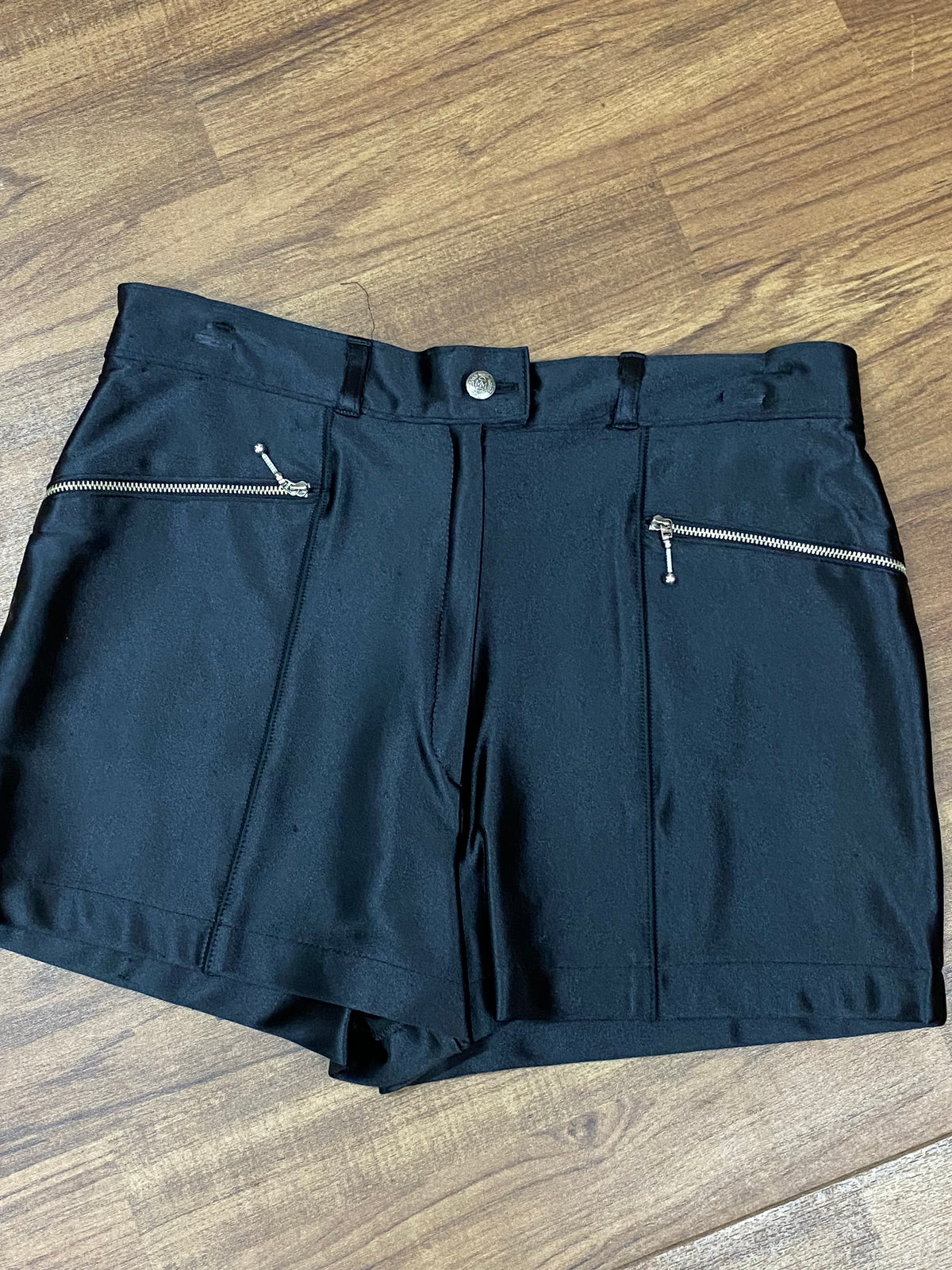 Vintage Hotpants Gr.40, kurze Hose in schwarz