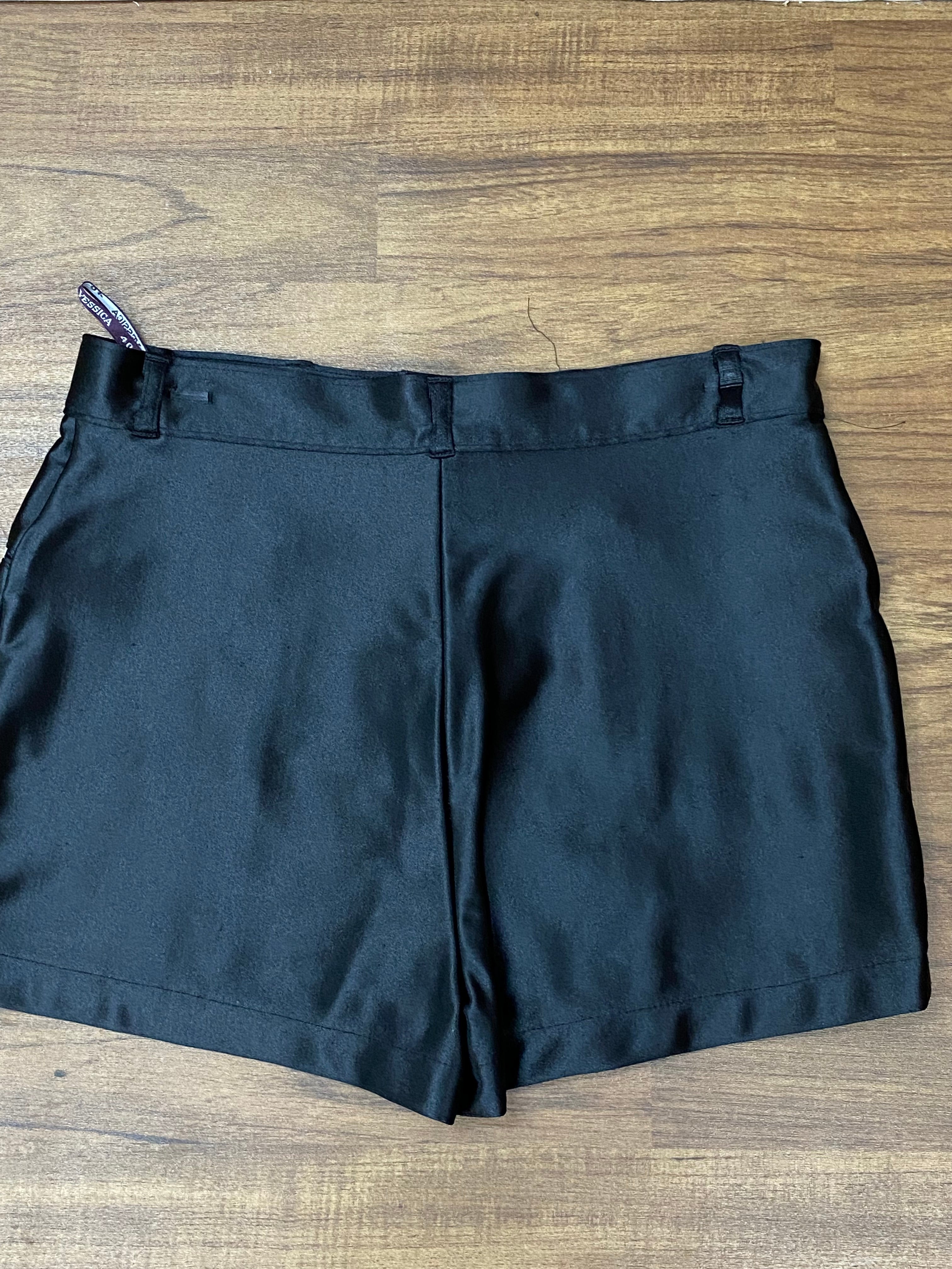 Vintage Hotpants Gr.40, kurze Hose in schwarz