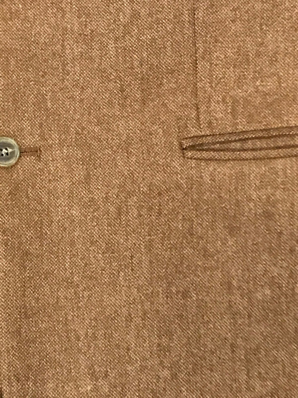 Braune, hochwertige, Second Hand Jacke für Herren Gr.52 aus Cashmere