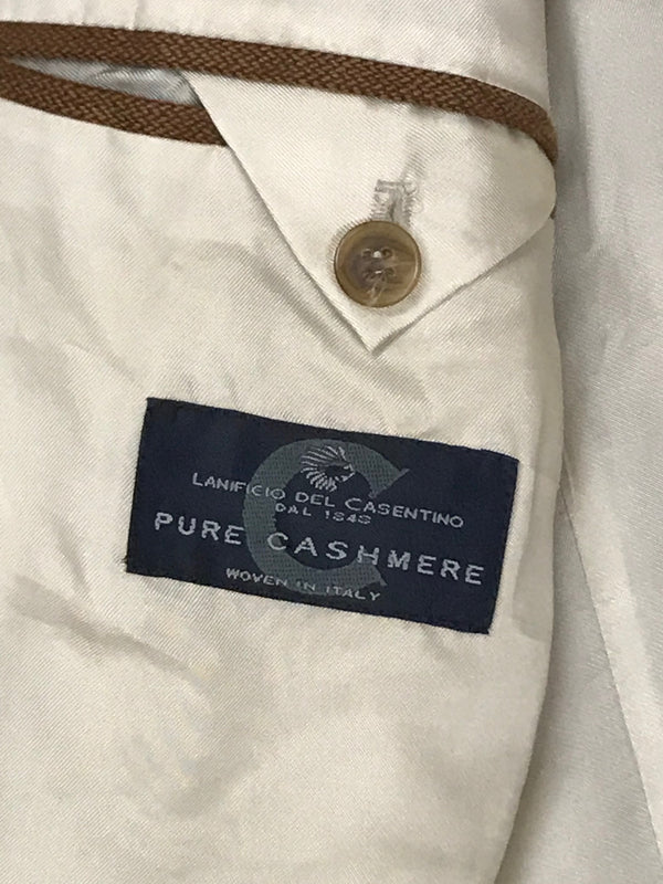 Braune, hochwertige, Second Hand Jacke für Herren Gr.52 aus Cashmere