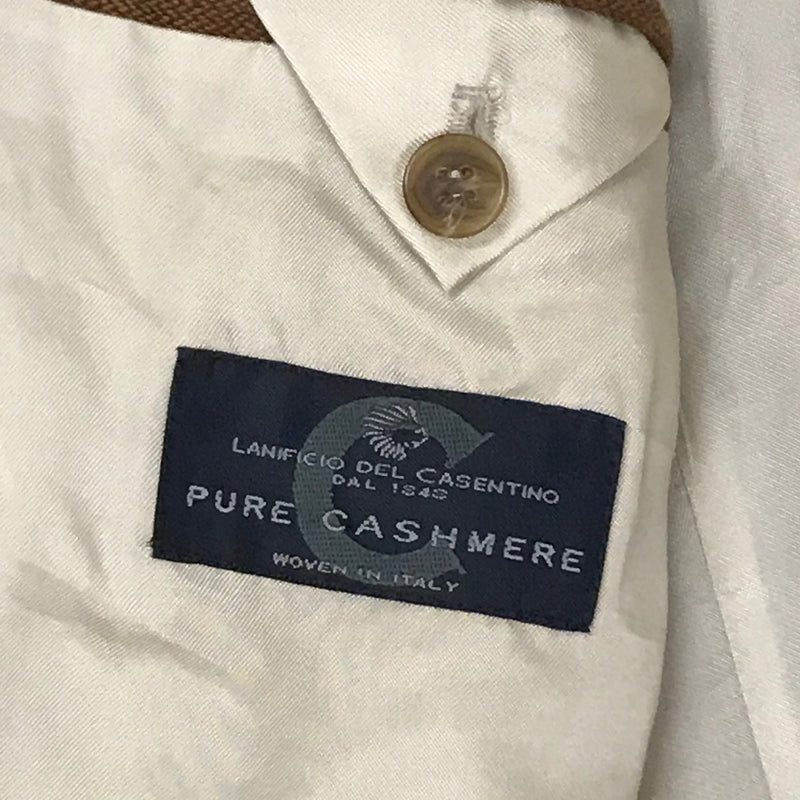 Braune, hochwertige, Second Hand Jacke für Herren Gr.52 aus Cashmere