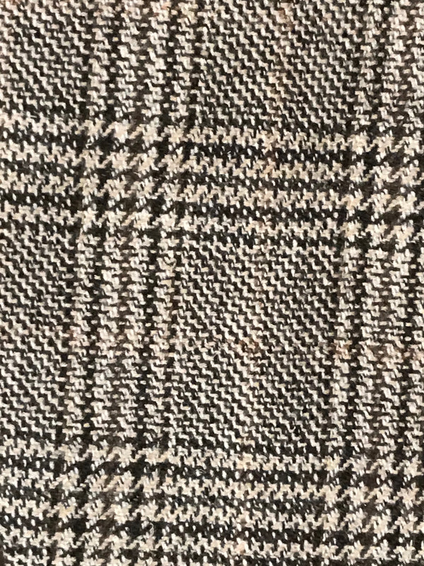 Kariertes Vintage Sakko in Braun/Beige, Größe 102