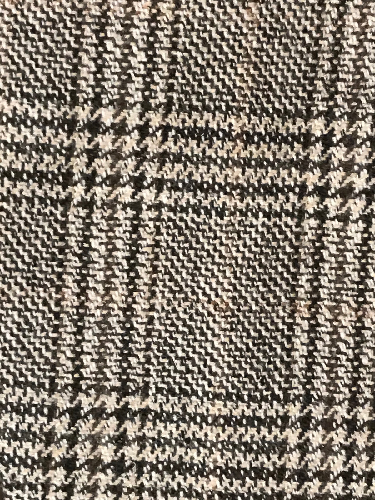 Kariertes Vintage Sakko in Braun/Beige, Größe 102