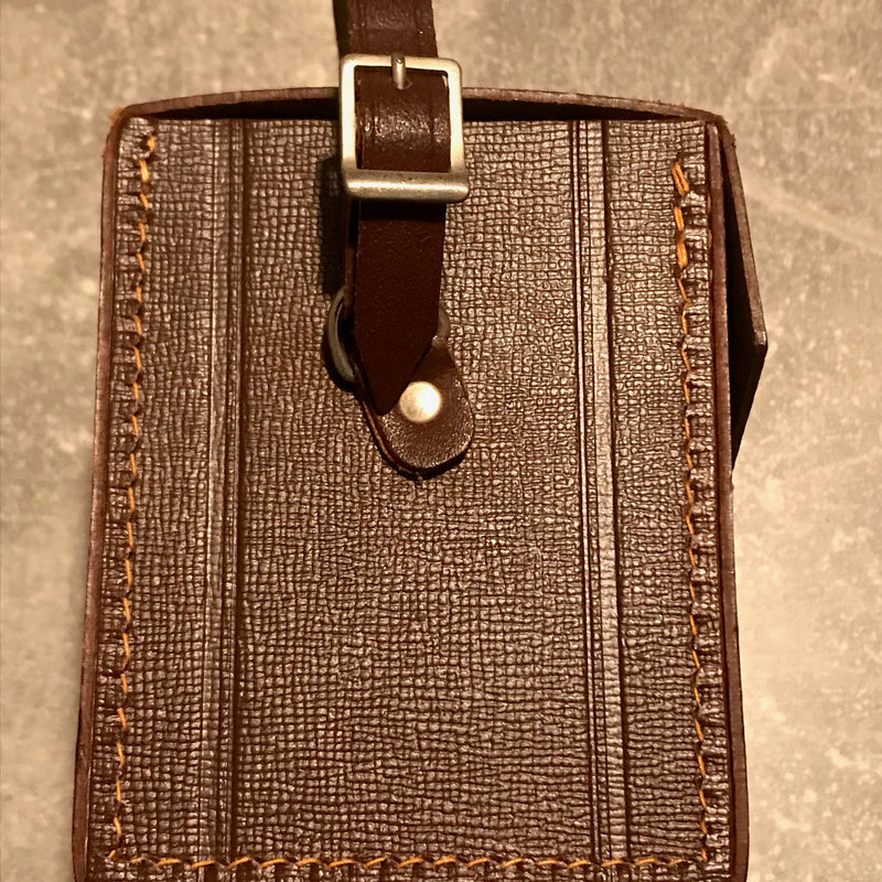 Alte Vintage Ledertasche Kamera Steampunk