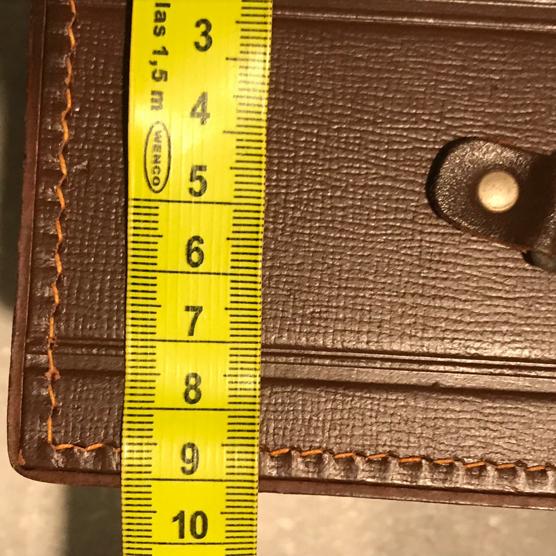Alte Vintage Ledertasche Kamera Steampunk