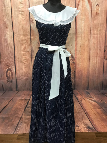 Robe Maxi des années 70 Vraie robe vintage Taille originale 34
