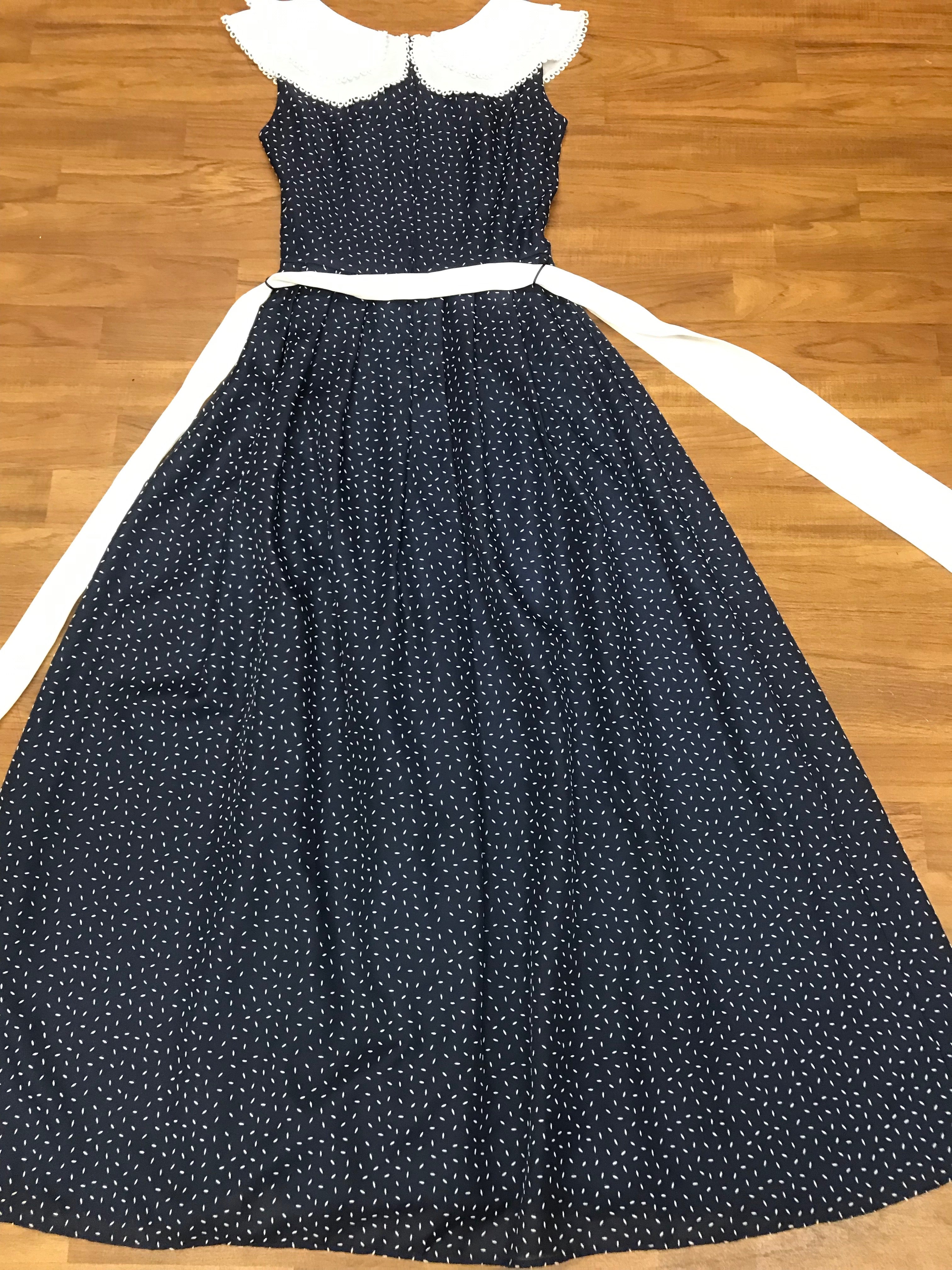 70er Jahre Maxikleid True Vintage Kleid Original Gr.34/36