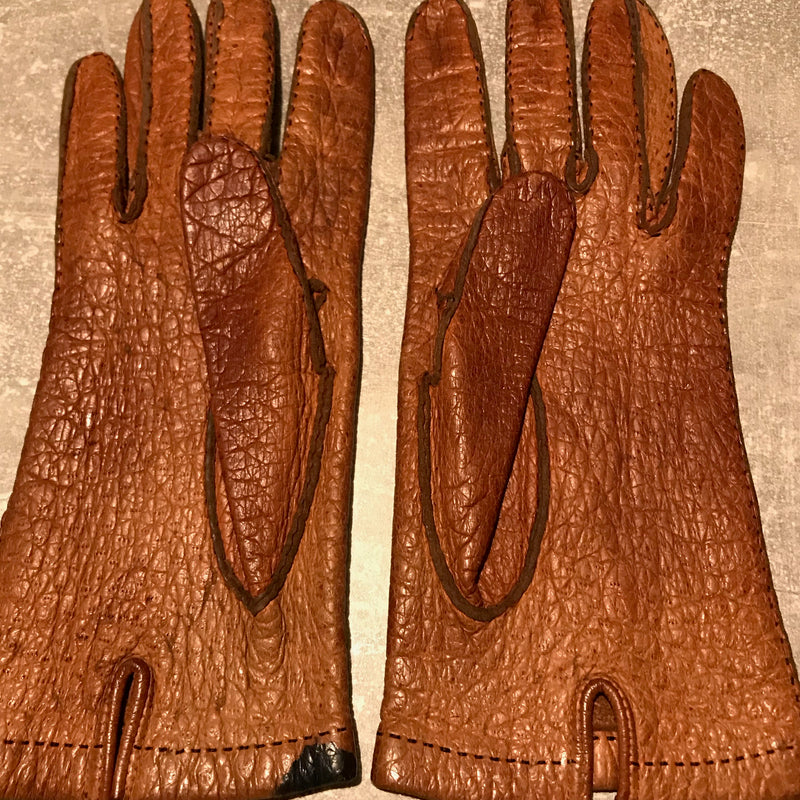 Vintage Lederhandschuhe Gr.M