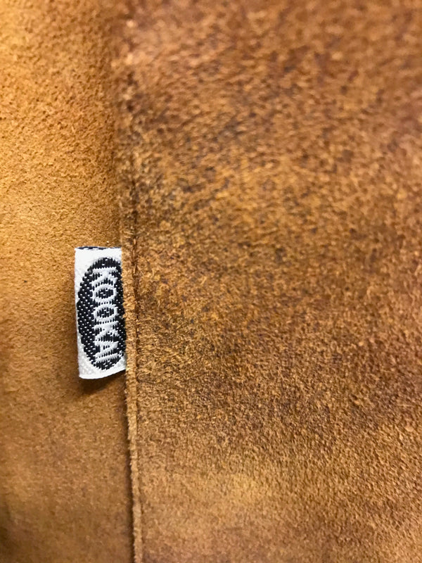 Vintage Kookaï Ledermantel Gr. 36 – Warmes Braun