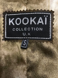 Manteau en cuir vintage par Kookai taille 36