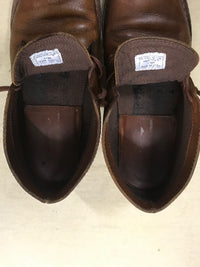 Bottines en cuir vintage bottes mi-hauteur taille 41 