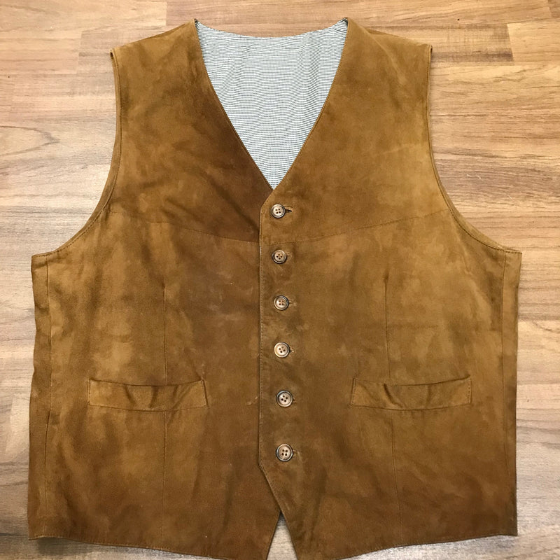 Herren Lederweste Gr.52, braun