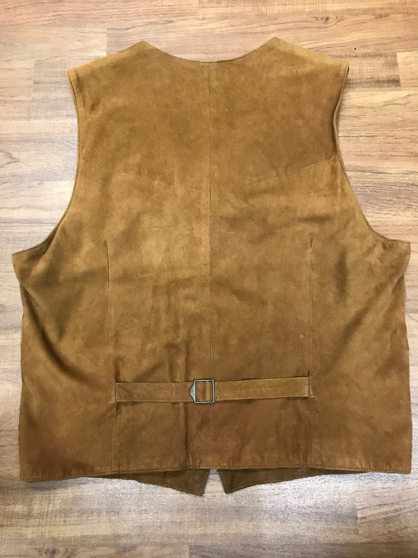 Herren Lederweste Gr.52, braun, Ansicht 3
