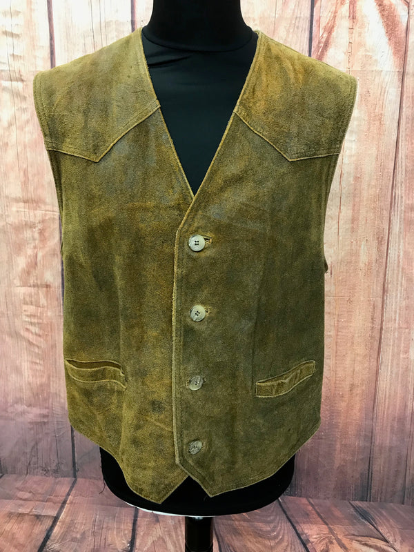 Herren Lederweste Vintage
