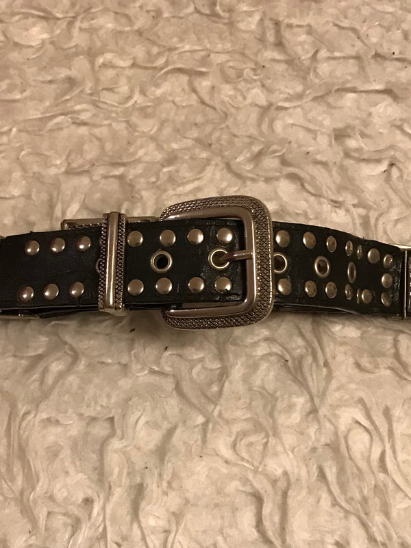 Geflochtener Vintage Mesh-Gürtel aus Metall