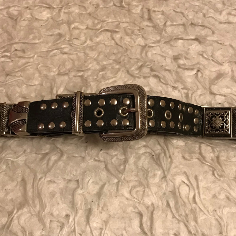 Geflochtener Vintage Mesh-Gürtel aus Metall