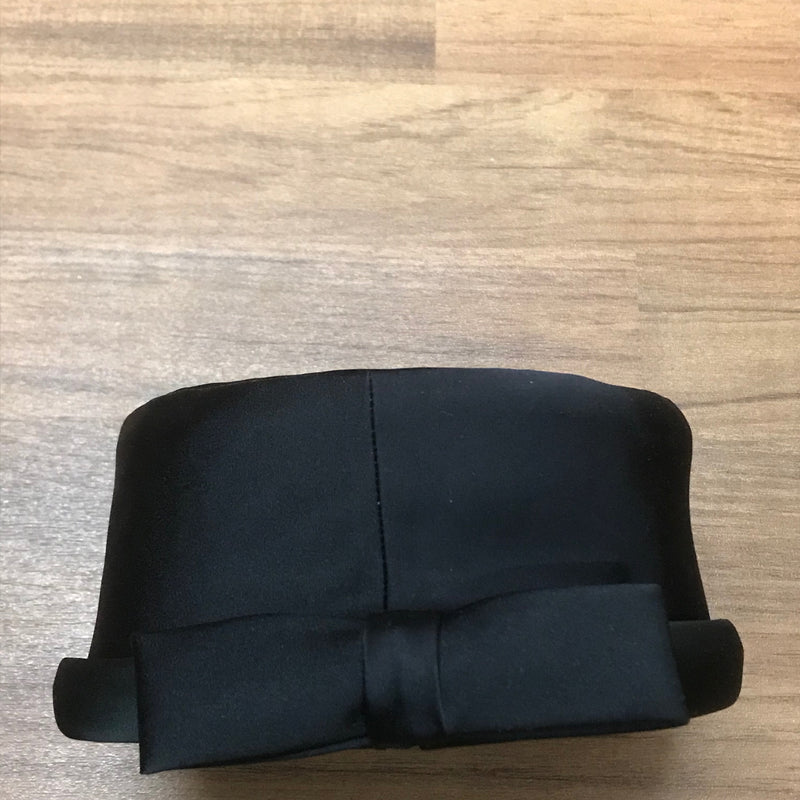 True Vintage Pillbox Hut Unikat schwarz