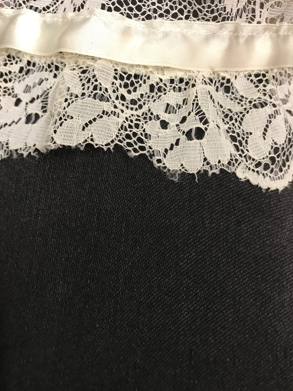 Damen Maxi-Kleid True Vintage-Kleid Original Gr.36 mit Strohhut