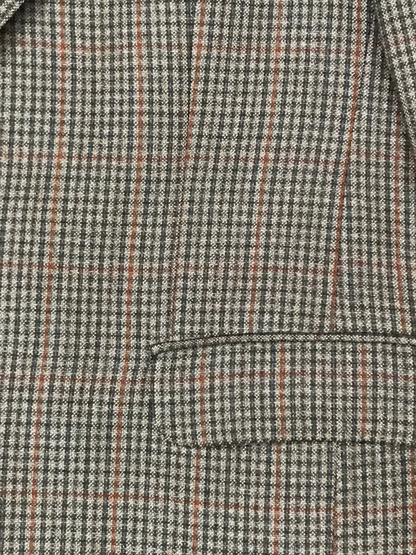 Karierte Herrenjacke Vintage Tweed Sakko Blazer  Gr.48