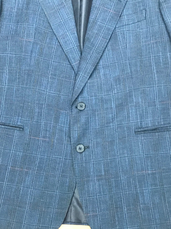 Elegantes Vintage Sakko in Blau, Größe 48