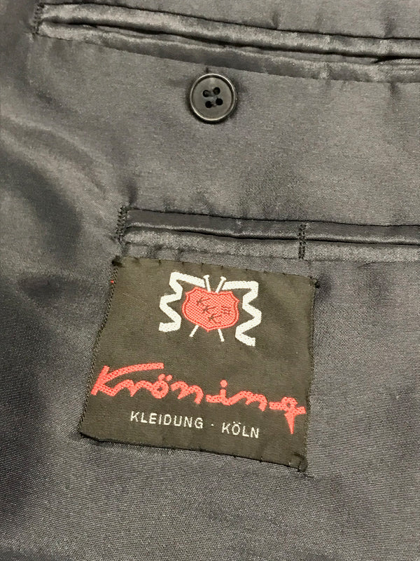Elegantes Vintage Sakko in Blau, Größe 48