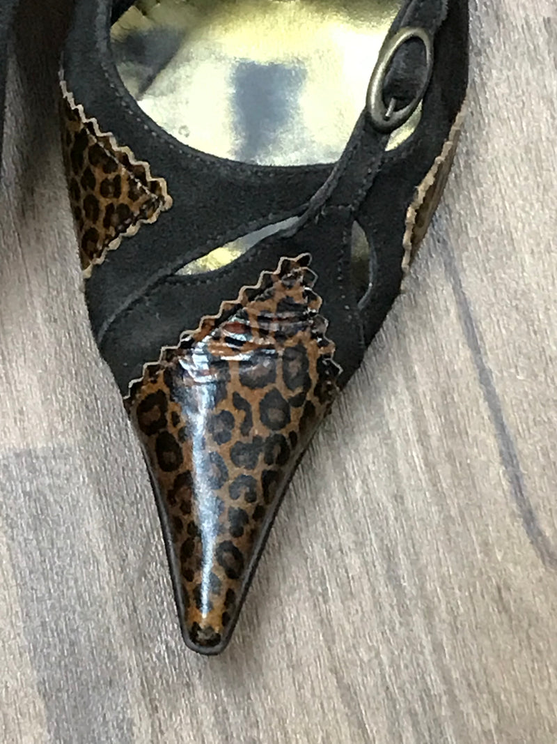 Escarpins des années 50 talons aiguilles taille femme 38 chaussures vintage