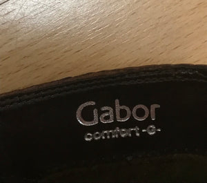 Braune Vintage Schnürstiefel der Marke Gabor Gr.39