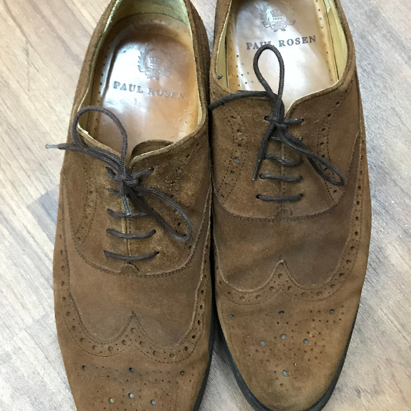 Vintage Herren Schuh, Halbschuh aus Wildleder Gr.43