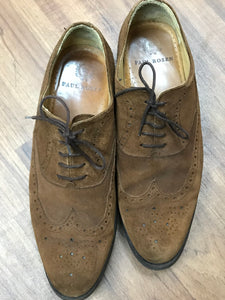 Vintage Herren Schuh, Halbschuh aus Wildleder Gr.43