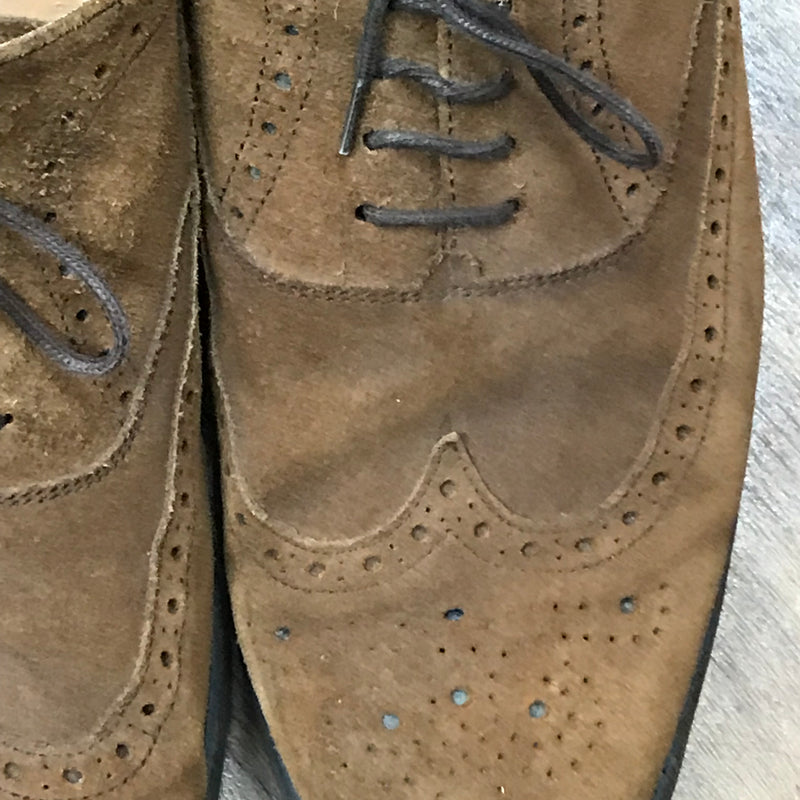 Vintage Herren Schuh, Halbschuh aus Wildleder Gr.43