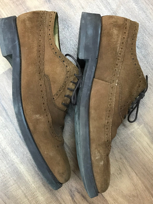 Vintage Herren Schuh, Halbschuh aus Wildleder Gr.43