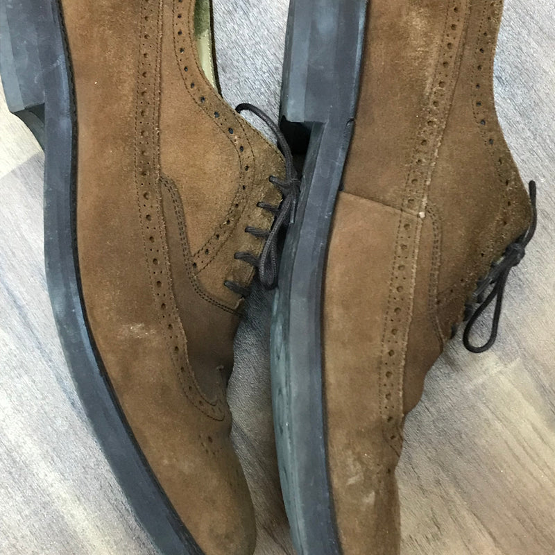 Vintage Herren Schuh, Halbschuh aus Wildleder Gr.43