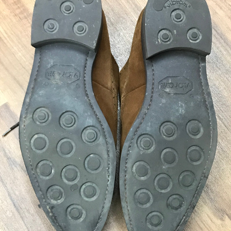 Vintage Herren Schuh, Halbschuh aus Wildleder Gr.43