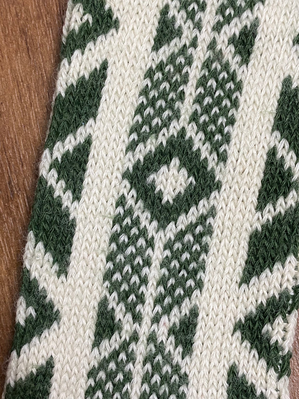 Vintage - Kniestrümpfe - Beige Grün, Ansicht 2