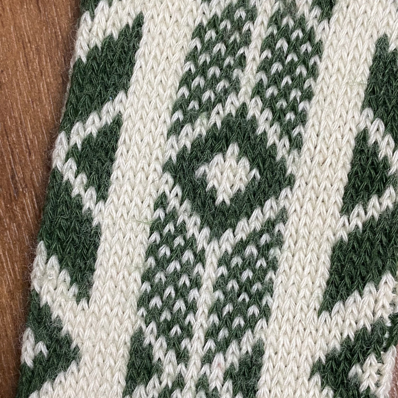Vintage - Kniestrümpfe - Beige Grün, Ansicht 2