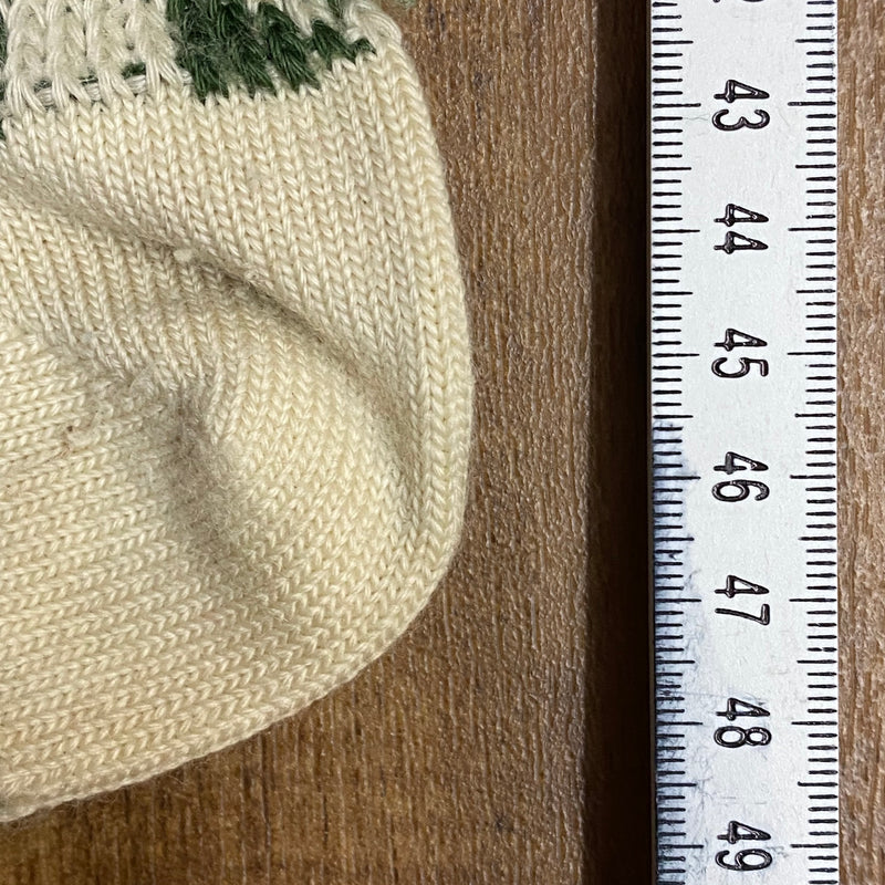 Vintage - Kniestrümpfe - Beige Grün, Ansicht 3