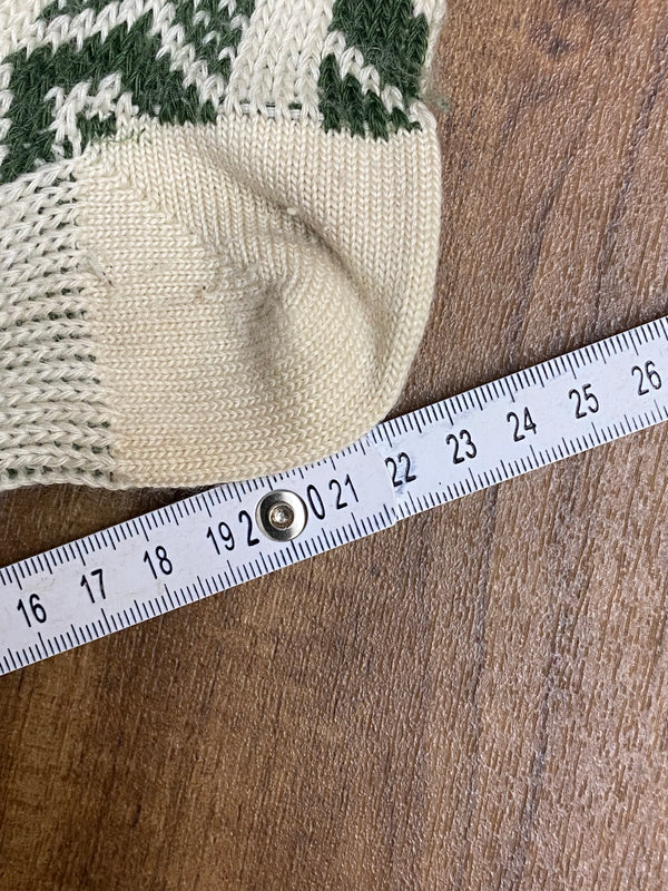 Vintage - Kniestrümpfe - Beige Grün, Ansicht 4