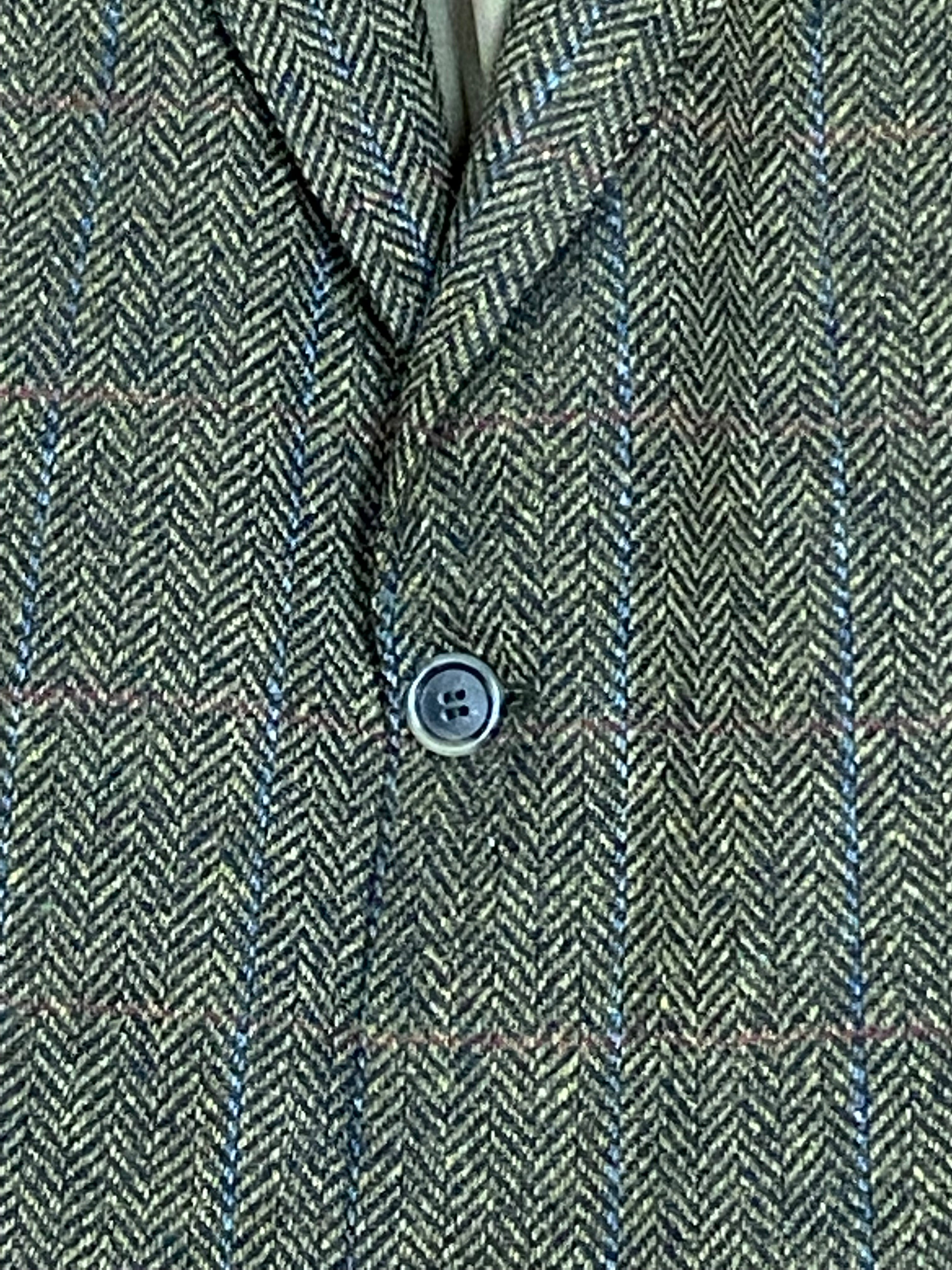 Vintage Tweed Jacke, Blazer  Gr.28 aus Schurwolle
