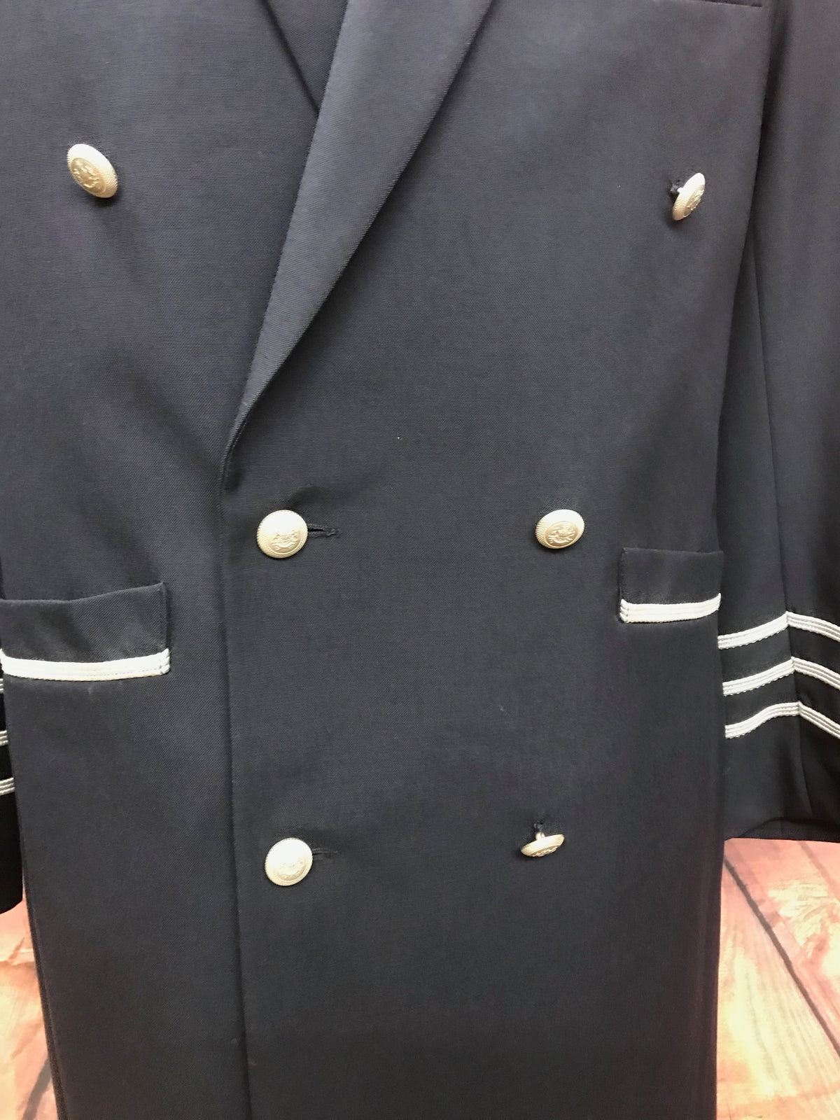 Manteau vintage uniforme militaire taille 48 