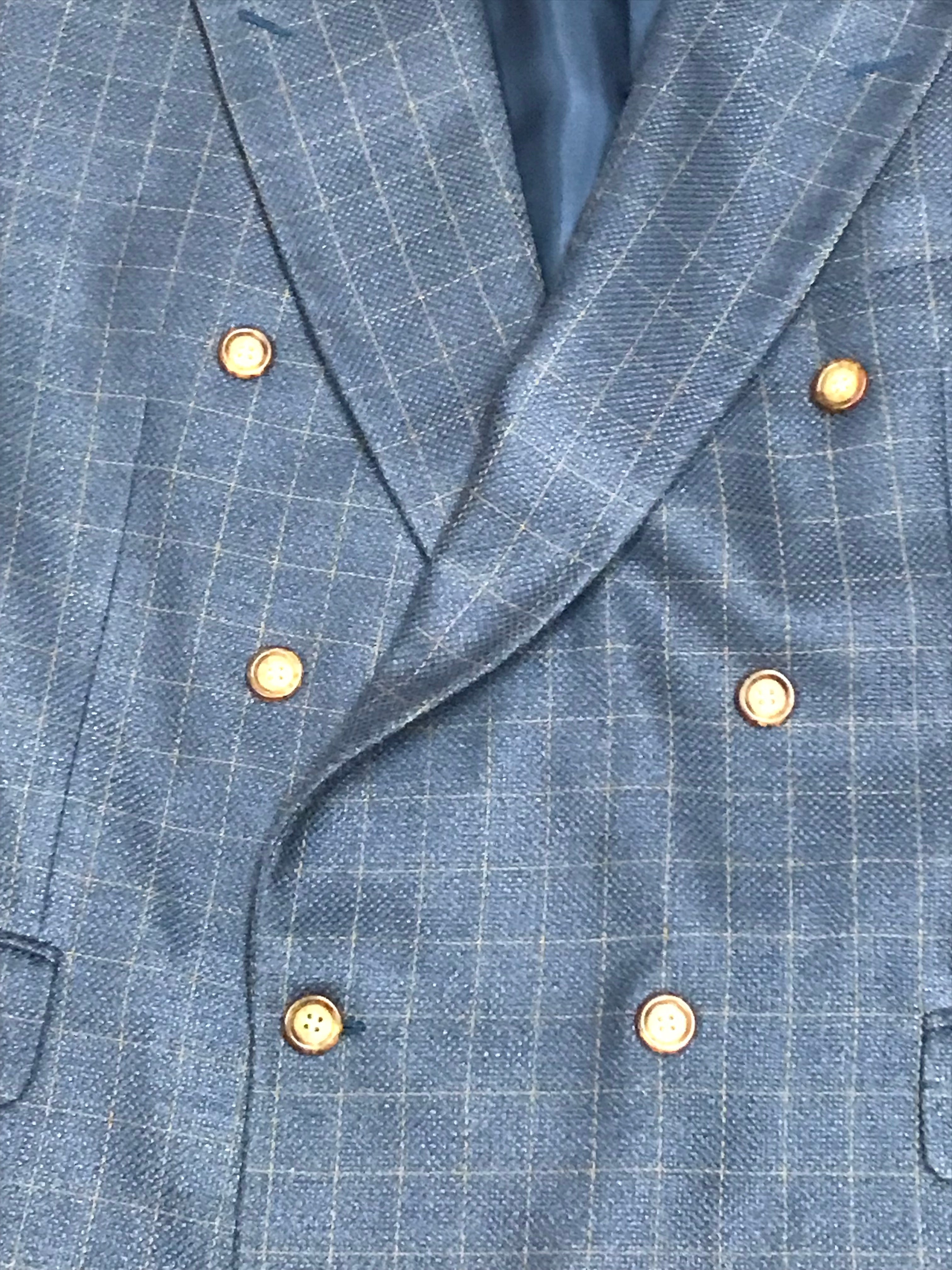 Vintage Sakko Zweireiher Jacket Blazer Gr.58 – Glad Rags Kostümverkauf