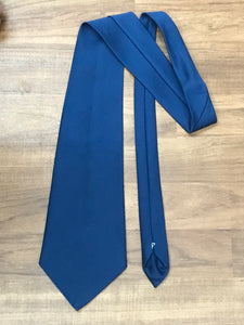 Blaue 70er Jahre Krawatte, Vintage